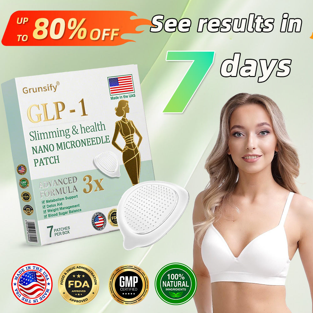 【Last Day Promotion 80% OFF】Grunsify® NIDDK-Tirzepatide Slimming & health NANO MICRONEEDLE PATCH🇺🇸👨⚕️(Zero Pain, 24/7 Release | Lose 20lbs FAST | 90% Sugar Drop | )2️⃣